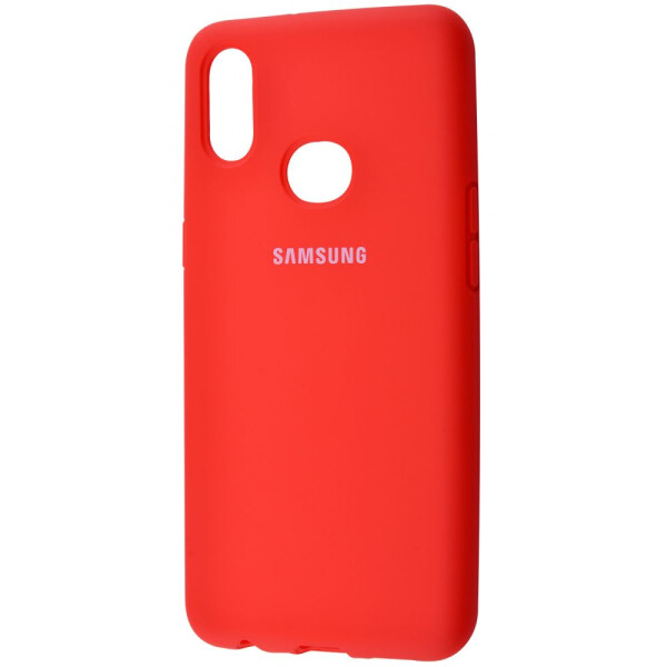 

Чехол-накладка Silicone Cover Full Protective Samsung Galaxy A10s (A107F) red
