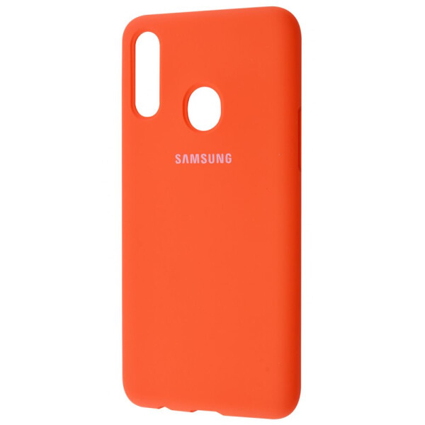 

Чехол-накладка Silicone Cover Full Protective Samsung Galaxy A20s (A207F) orange