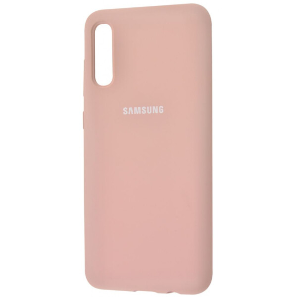 

Чехол-накладка Silicone Cover Full Protective Samsung Galaxy A70 (A705F) pink_sand