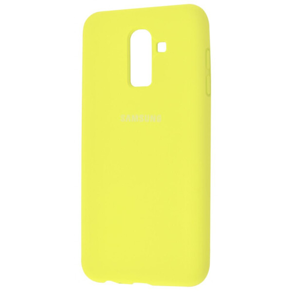 

Чехол-накладка Silicone Cover Full Protective Samsung Galaxy J8 2018 (J810F) yellow
