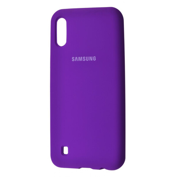 

Чехол-накладка Silicone Cover Full Protective Samsung Galaxy M10 (M105F) purple
