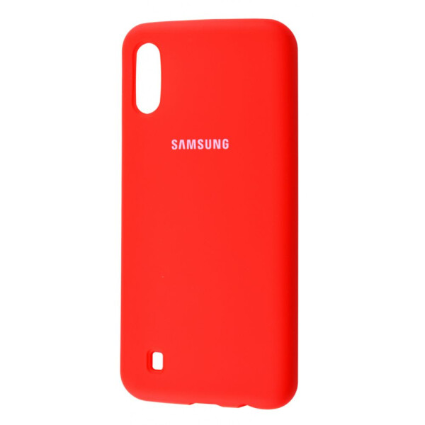 

Чехол-накладка Silicone Cover Full Protective Samsung Galaxy M10 (M105F) red