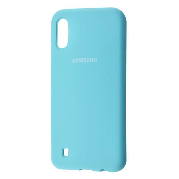 

Чехол-накладка Silicone Cover Full Protective Samsung Galaxy M10 (M105F) turquoise