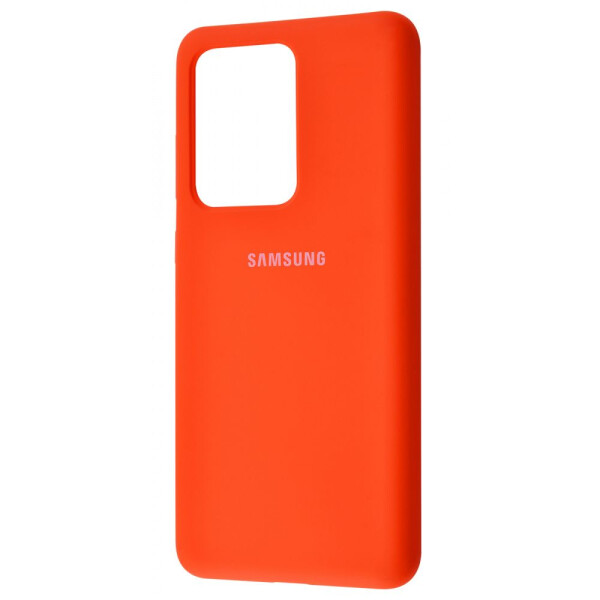 

Чехол-накладка Silicone Cover Full Protective Samsung Galaxy S20 Ultra orange