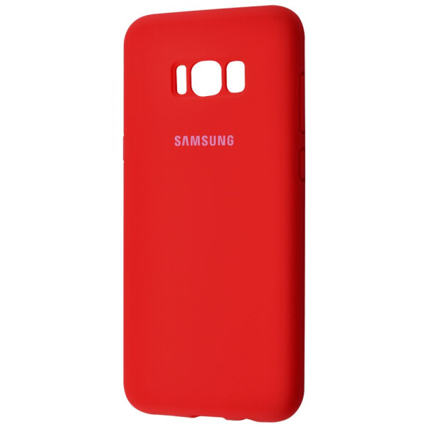 

Чехол-накладка Silicone Cover Full Protective Samsung Galaxy S8 Plus red