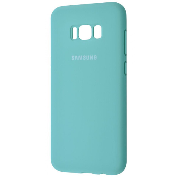 

Чехол-накладка Silicone Cover Full Protective Samsung Galaxy S8 Plus turquoise