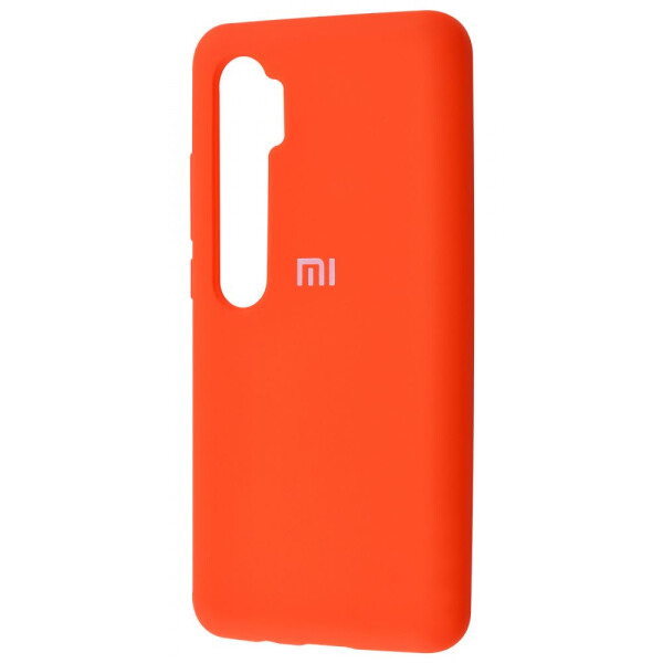 

Чехол-накладка Silicone Cover Full Protective Xiaomi Mi Note 10 orange
