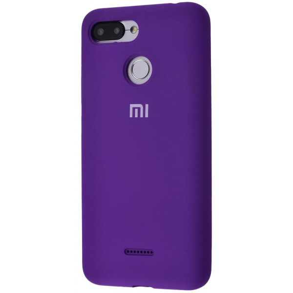 

Чехол-накладка Silicone Cover Full Protective Xiaomi Redmi 6/6A purple