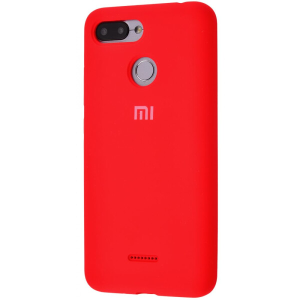

Чехол-накладка Silicone Cover Full Protective Xiaomi Redmi 6/6A red