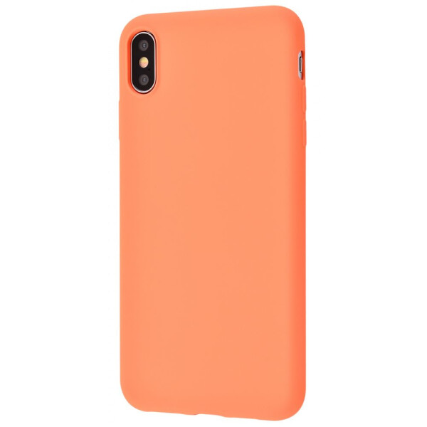 

Чехол-накладка Silicone cover My colors (TPU) iPhone X/Xs peach