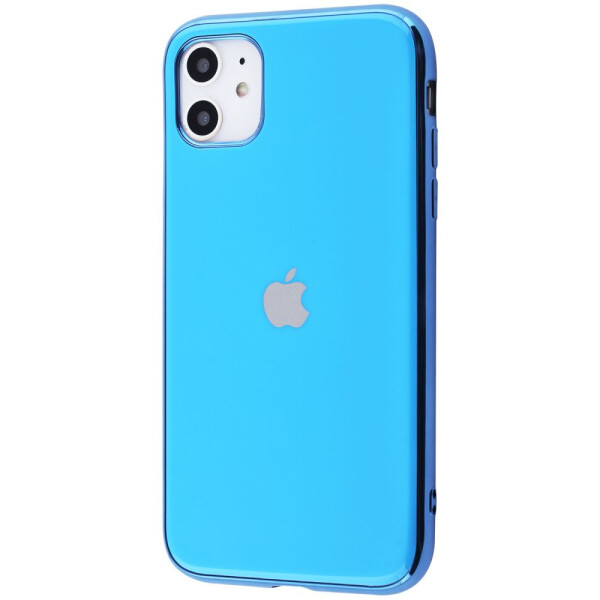

Чехол-накладка Silicone iPhone case (TPU) iPhone 11 blue