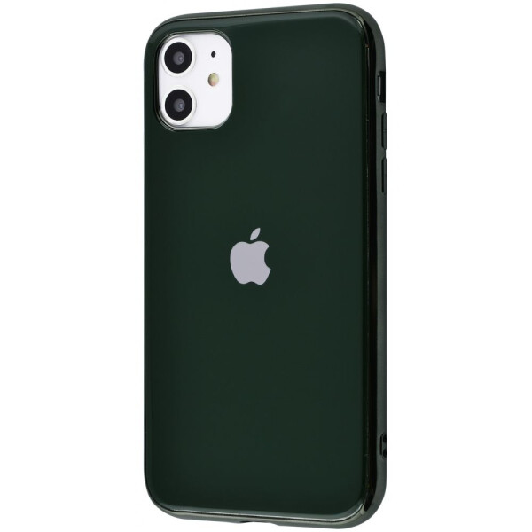 

Чехол-накладка Silicone iPhone case (TPU) iPhone 11 midnight_green