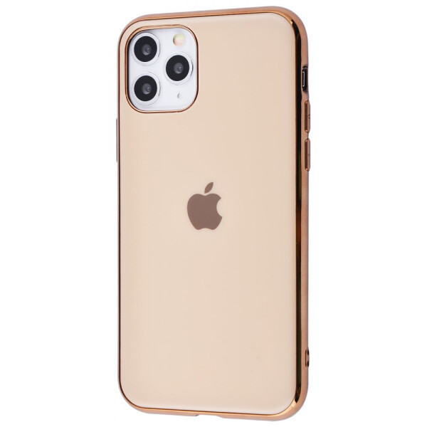 

Чехол-накладка Silicone iPhone case (TPU) iPhone 11 Pro Max matte_gold