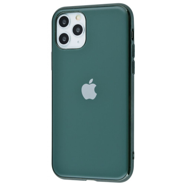 

Чехол-накладка Silicone iPhone case (TPU) iPhone 11 Pro Max matte_midnight_green