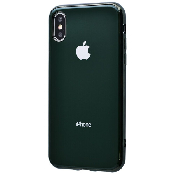 

Чехол-накладка Silicone iPhone case (TPU) iPhone X/Xs forest_green