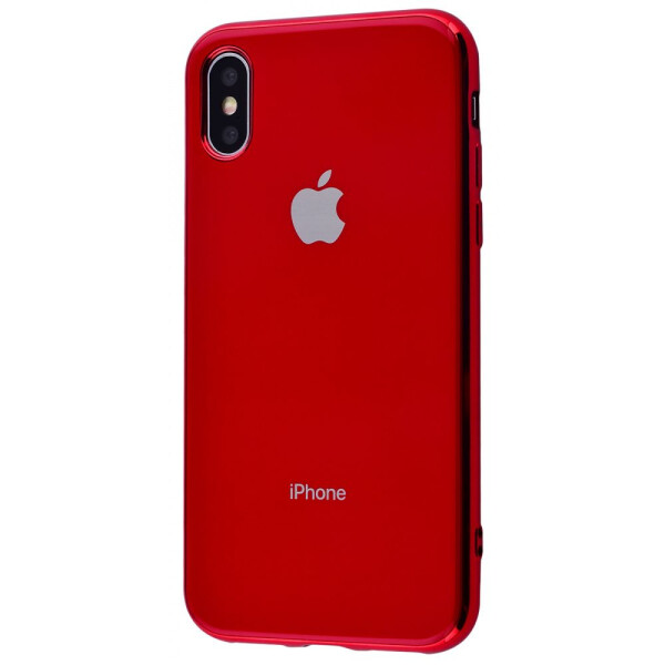 

Чехол-накладка Silicone iPhone case (TPU) iPhone X/Xs red