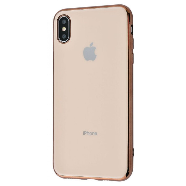 

Чехол-накладка Silicone iPhone case (TPU) iPhone Xs Max matte_gold
