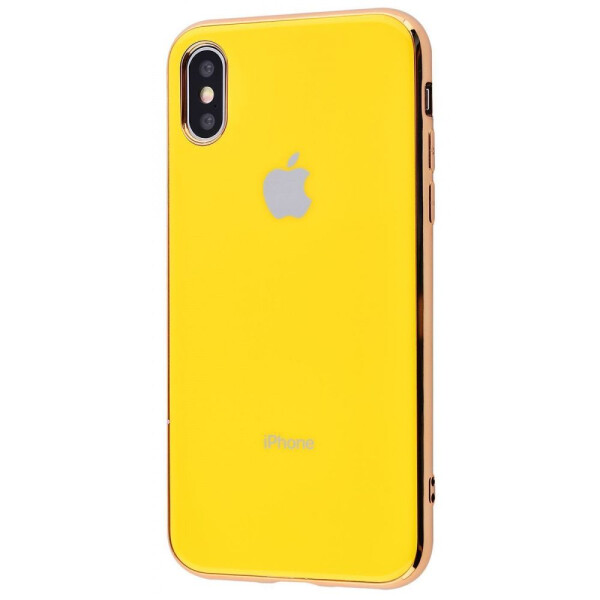 

Чехол-накладка Silicone iPhone case (TPU) iPhone Xs Max yellow
