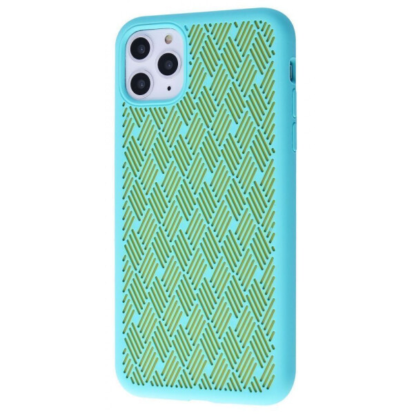 

Чехол-накладка Silicone Weaving Case iPhone 11 Pro Max blue