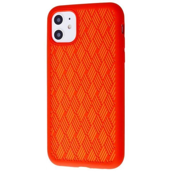 

Чехол-накладка Silicone Weaving Case iPhone 11 red