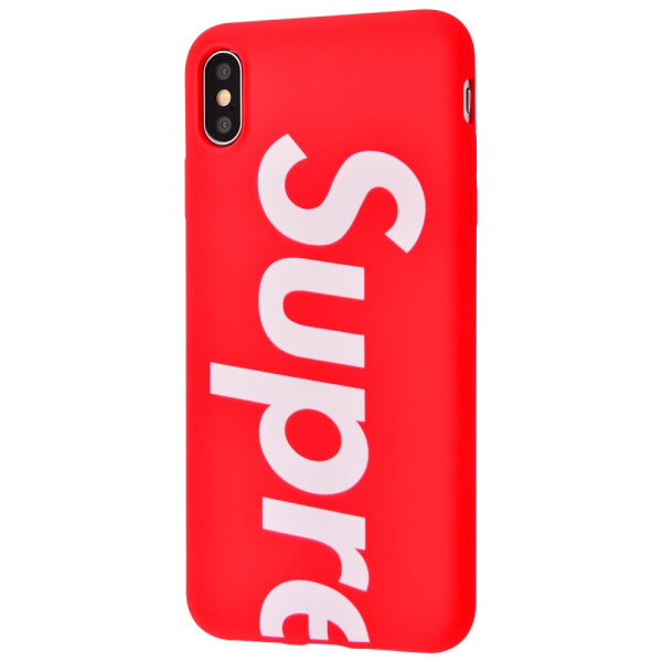 

Чехол-накладка Supreme cover (TPU) iPhone Xs Max red