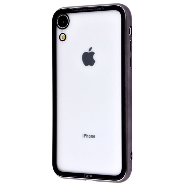 

Чехол-накладка Totu Style electroplating version (PC+TPU) iPhone Xr black_gray