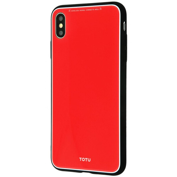 

Чехол-накладка Totu Style Series Case (Glass+TPU) iPhone Xs Max red
