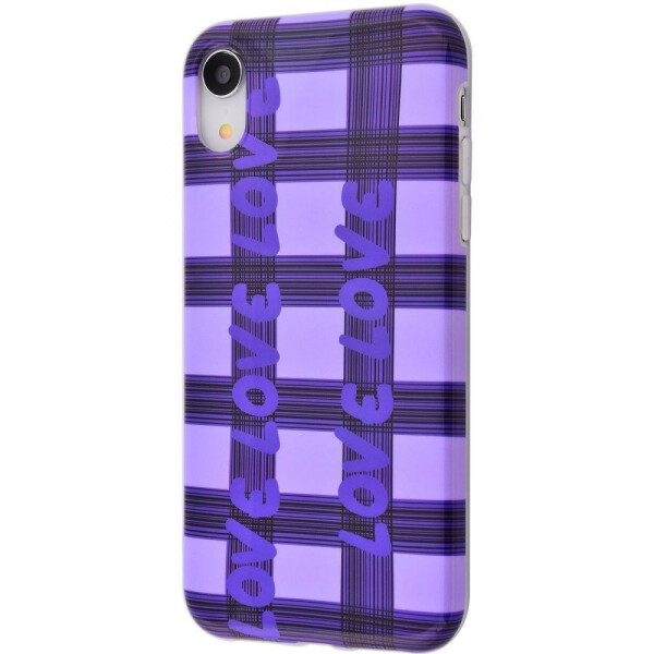 

Чехол-накладка Violet glossy case (TPU) iPhone Xr 02