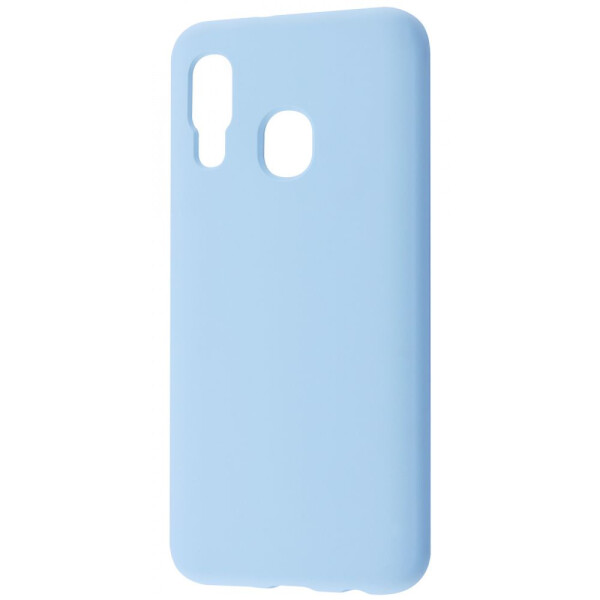 

Чехол-накладка WAVE Full Silicone Cover Samsung Galaxy A40 (A405F) sky_blue