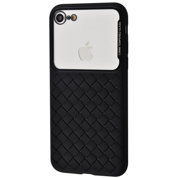 

Чехол-накладка Weaving Case (Tempering Glass+TPU) iPhone 7/8/SE 2 black
