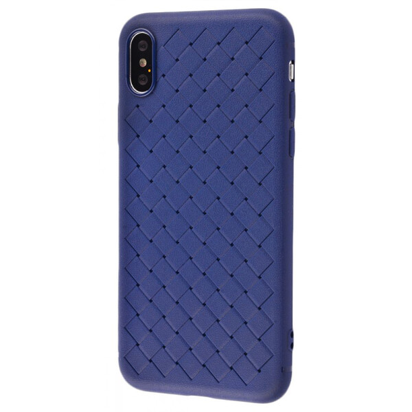 

Чехол-накладка Weaving Case (TPU) iPhone Xs Max blue