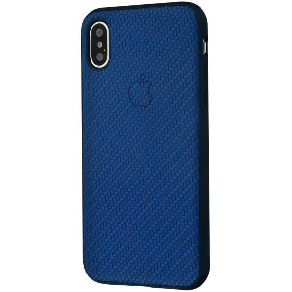 

Чехол-накладка Woven cover 360 Protect (TPU) iPhone X/Xs blue