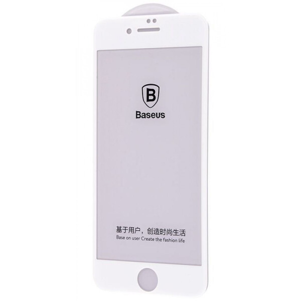 

Защитное стекло Baseus 0.2 mm Arc-surface Tempered Glass iPhone 7/8 white