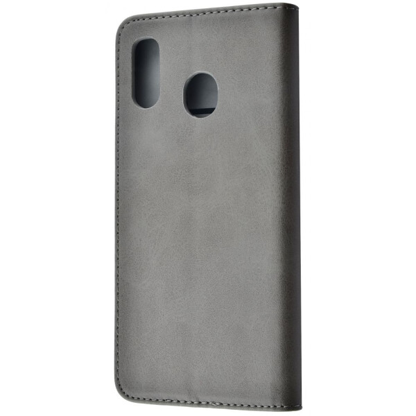 

Чехол-книжка Black TPU Magnet Samsung Galaxy A20/A30 (A205F/A305F) gray
