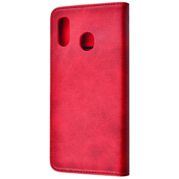 

Чехол-книжка Black TPU Magnet Samsung Galaxy A20/A30 (A205F/A305F) red