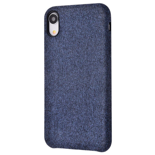 

Чехол-накладка textile cover iPhone Xr blue