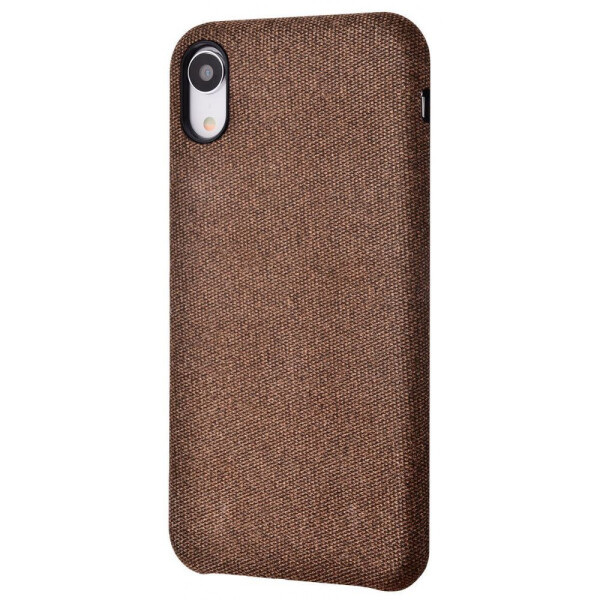 

Чехол-накладка textile cover iPhone Xr brown