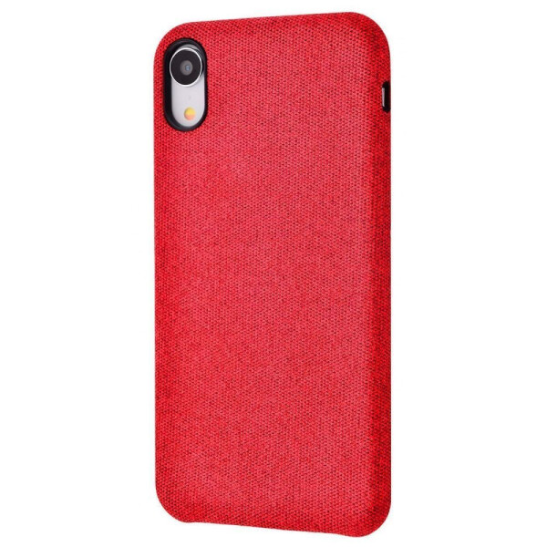 

Чехол-накладка textile cover iPhone Xr red