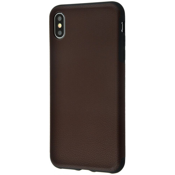 

Чехол-накладка под кожу Grainy Leather iPhone Xs Max brown
