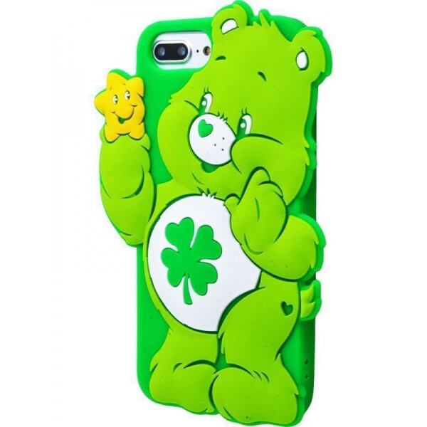 

Чехол-накладка Резина Care Bears iPhone 7 Plus/8 Plus green