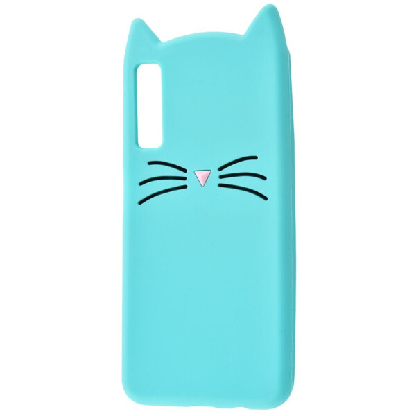 

Чехол-накладка Резина Cat Samsung Galaxy A7 2018 (A750F) mint
