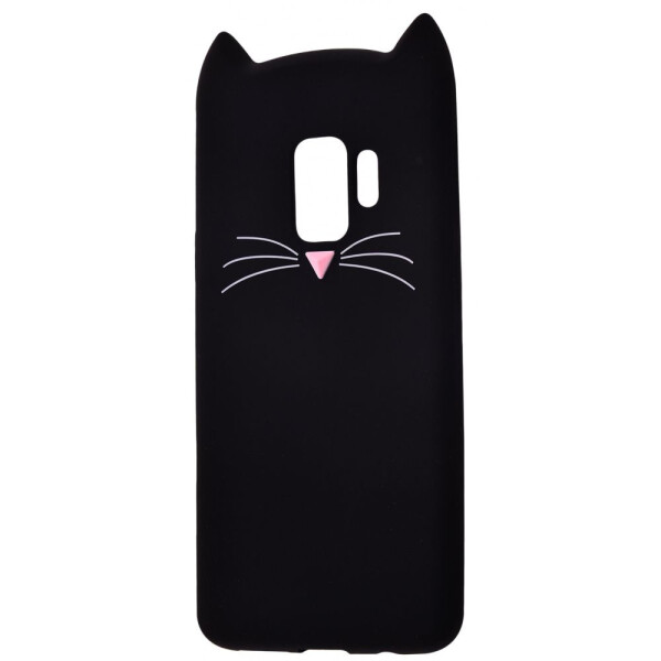 

Чехол-накладка Резина Cat Samsung Galaxy S9 black