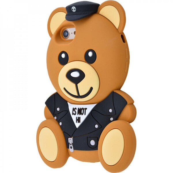 

Чехол-накладка Резина Moschino Мишка Police iPhone 7/8/SE 2