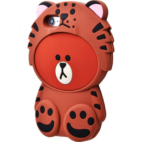 

Чехол-накладка Резина Кигуруми Bears iPhone 7/8/SE 2 brown