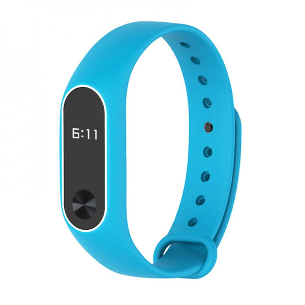 

Ремешок Silicone Line Xiaomi Mi Band 2 blue_white