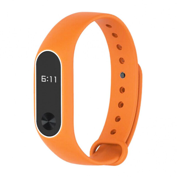 

Ремешок Silicone Line Xiaomi Mi Band 2 orange_white