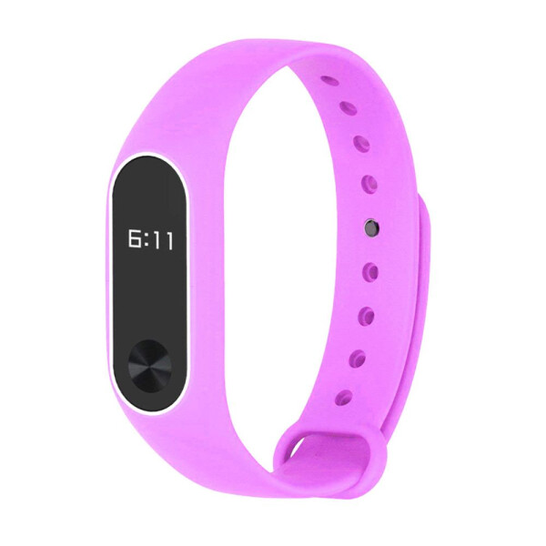 

Ремешок Silicone Line Xiaomi Mi Band 2 purple_white