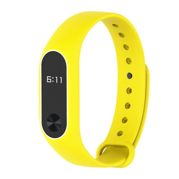 

Ремешок Silicone Line Xiaomi Mi Band 2 yellow_white