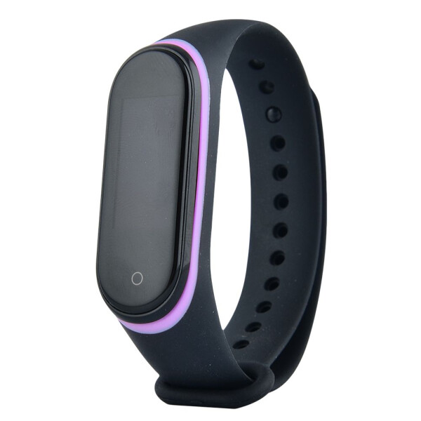 

Ремешок Silicone Line Xiaomi Mi Band 3/4 black_purple