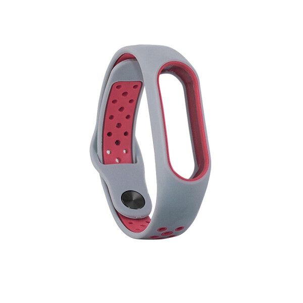 

Ремешок Sport Nike Xiaomi Mi Band 2 gray_red